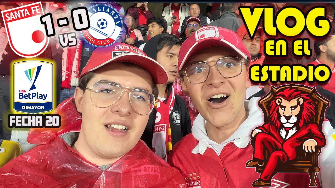 VLOG: VIVIMOS ANOCHE clasificación a CUADRANGULARES | 1-0 Santa Fe vs Alianza | Desde EL CAMPÍN 🏟️🦁