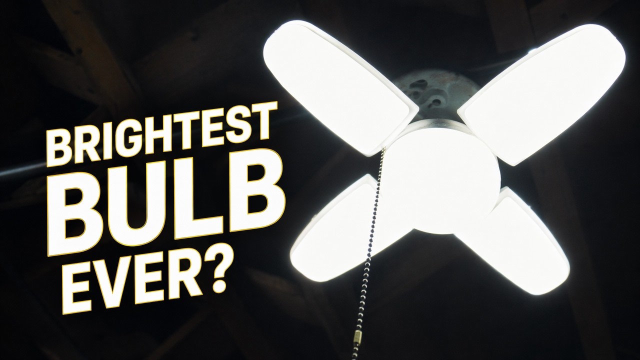 The Cheapest Deformable LED Light Bulb Review