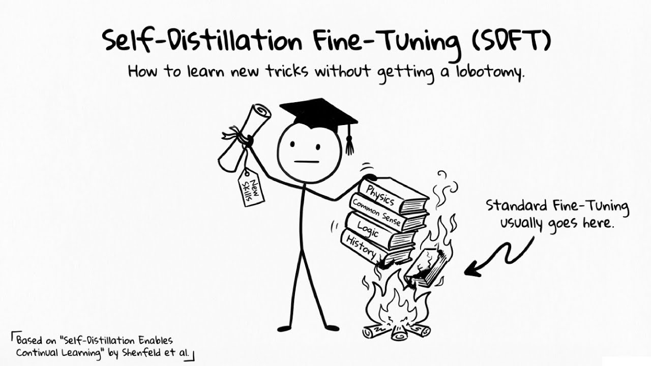 Self-Distillation Enables Continual  Learning