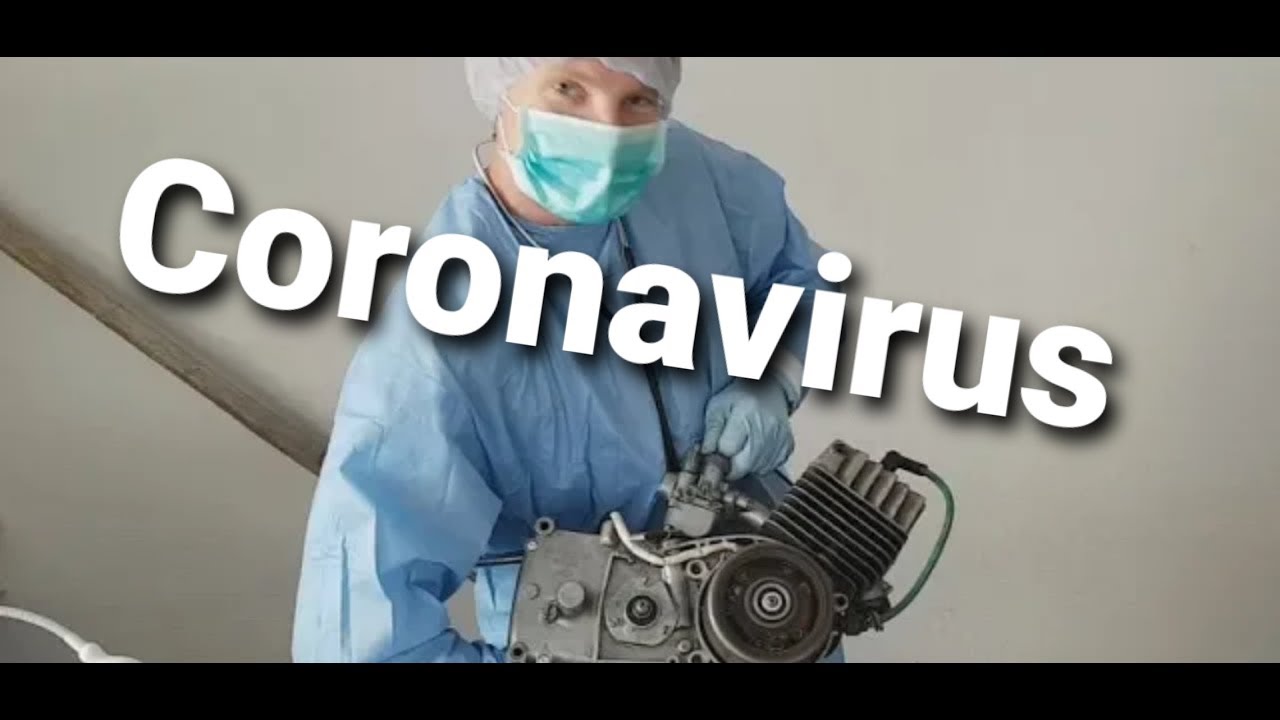 Motor got coronavirus. Simson złapał koronawirusa.