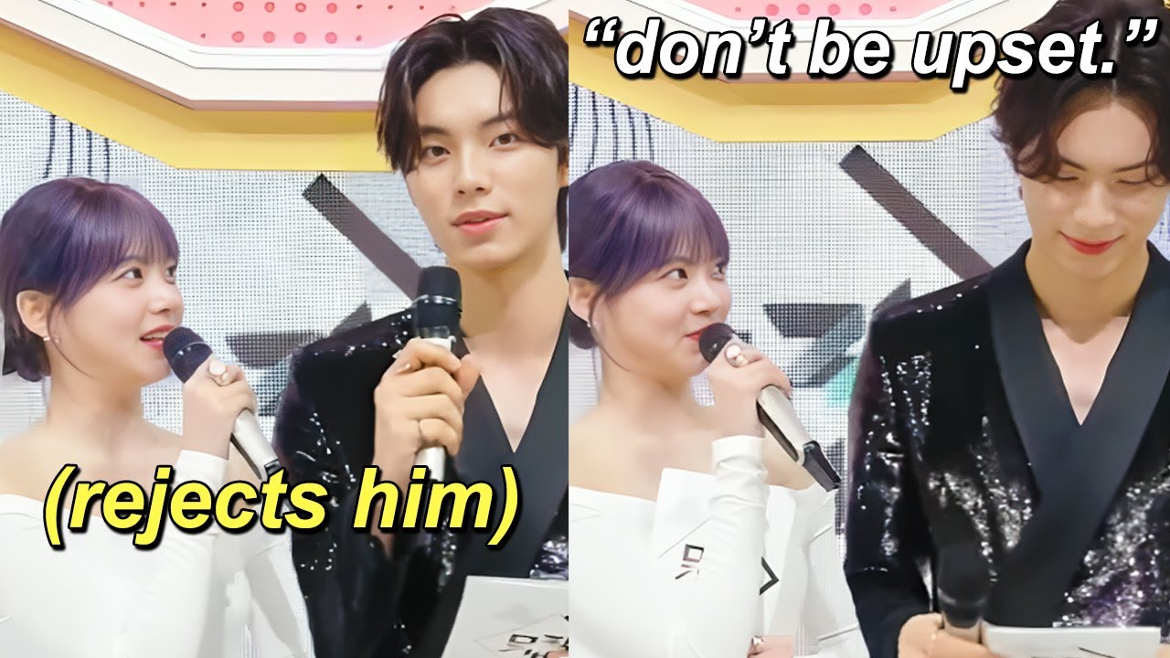 Chaemin felt upset after getting *rejected* by Eunchae