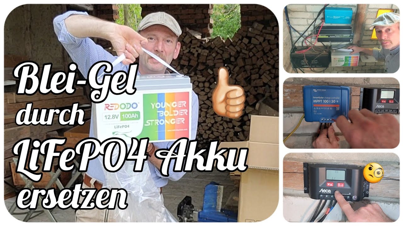 Blei-Gel Akku durch LiFePO4-Akku 🔋 ersetzen. Was du beachten musst.