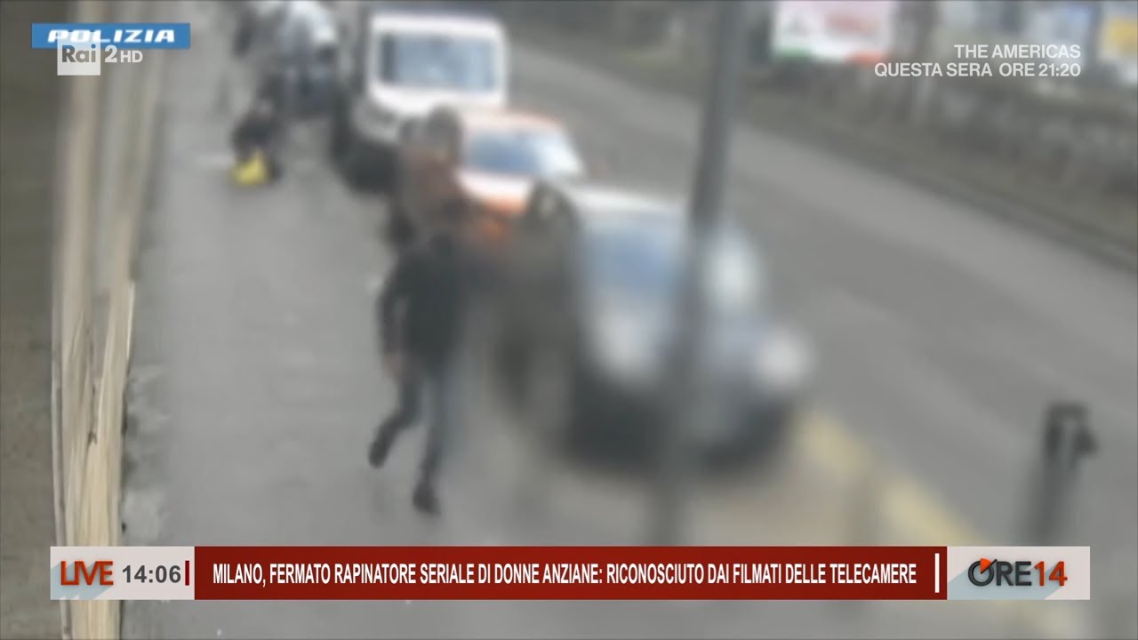 Milano, fermato rapinatore seriale - Ore 14 27/02/2025