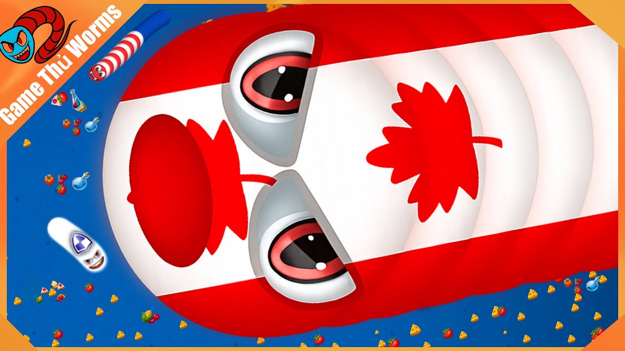 🐍Wormszone.io 🔥#344💥Bữa tiệc bánh ngọt vs trái cây👹Top 1 trên bản đồ 💯