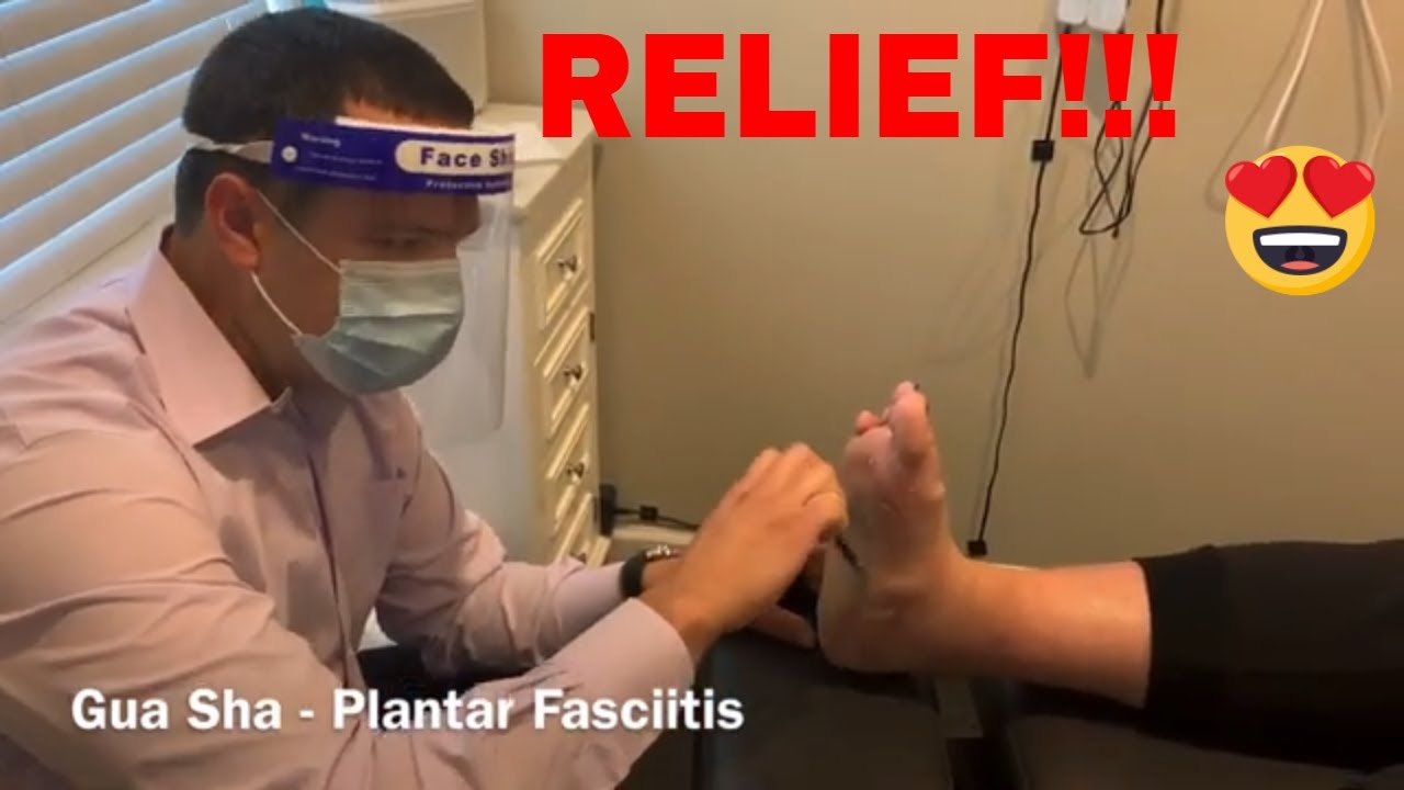 Plantar Fasciitis Treatment Scraping, Chiropractic Adjustments, KT Taping & Exercises Dr. Petty