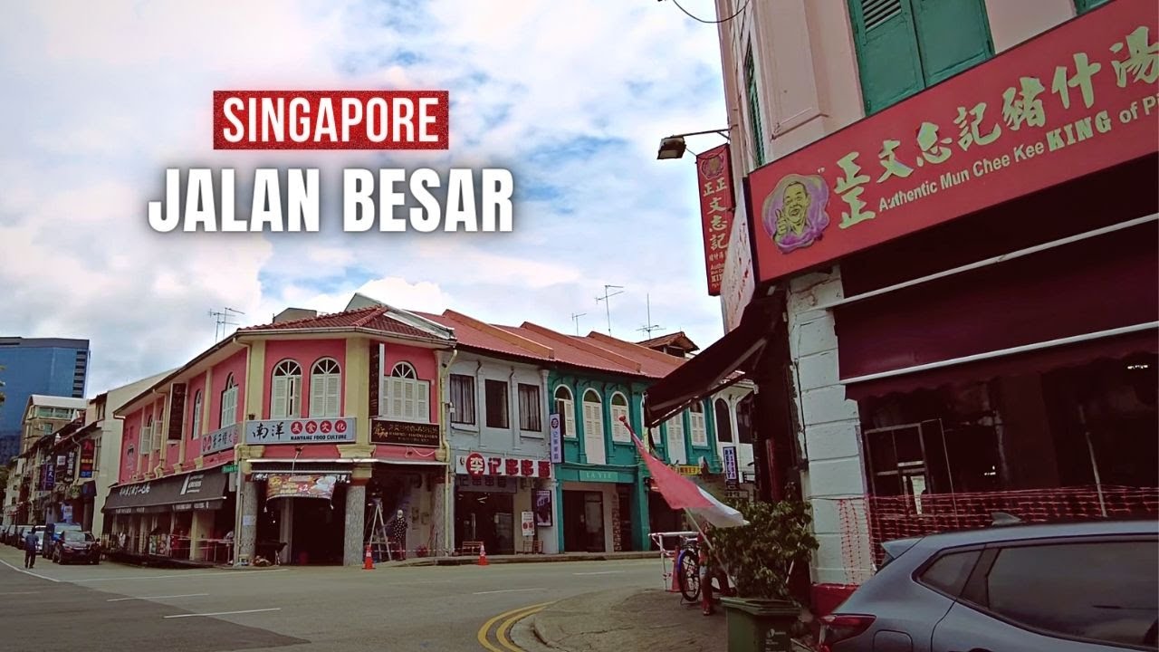 【4K】Singapore | Jalan Besar Beautiful Shophouses