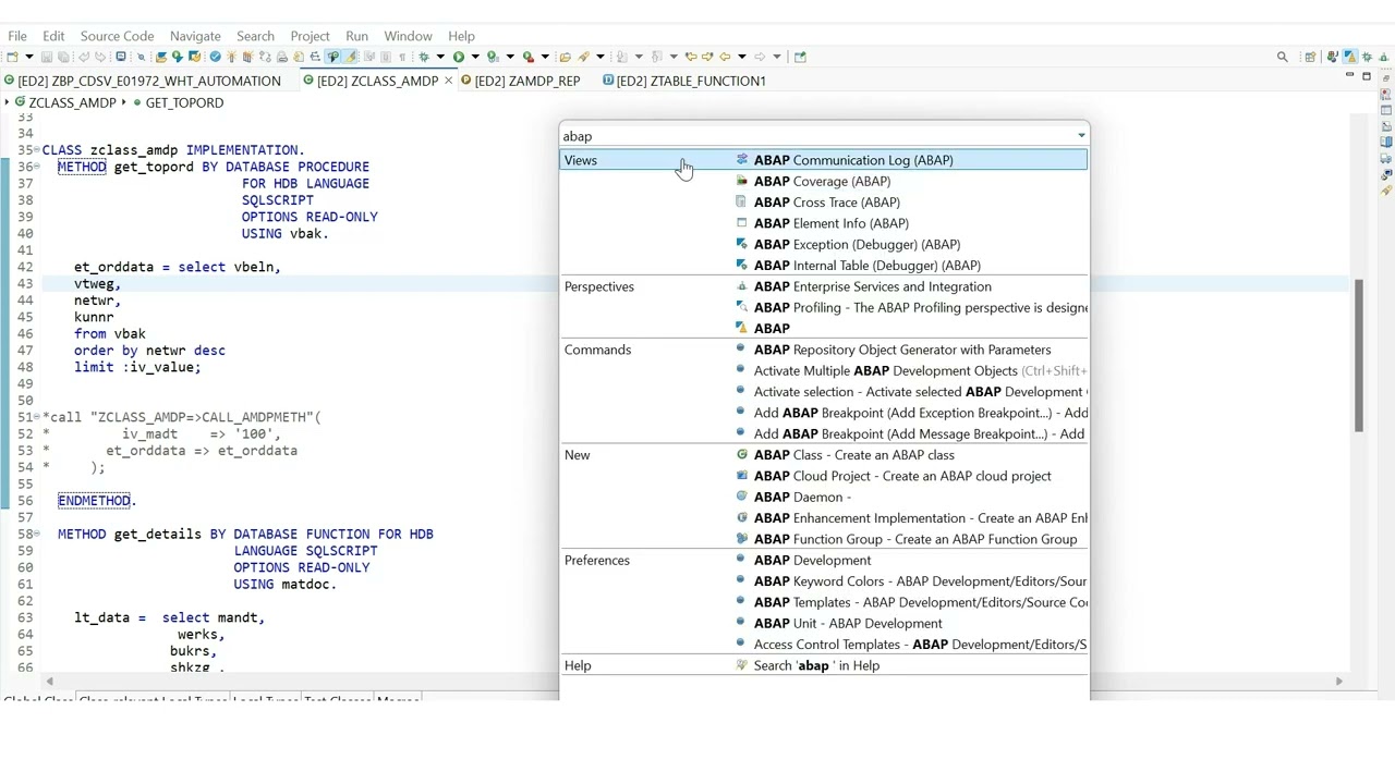 AMDP Trace and Debug Part42