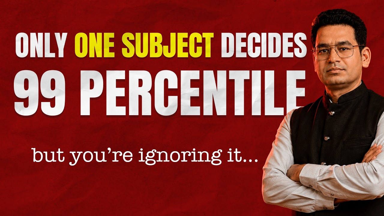 This subject will decide your 99 percentile in JEE Main 2027 | MathonGo | Anup sir