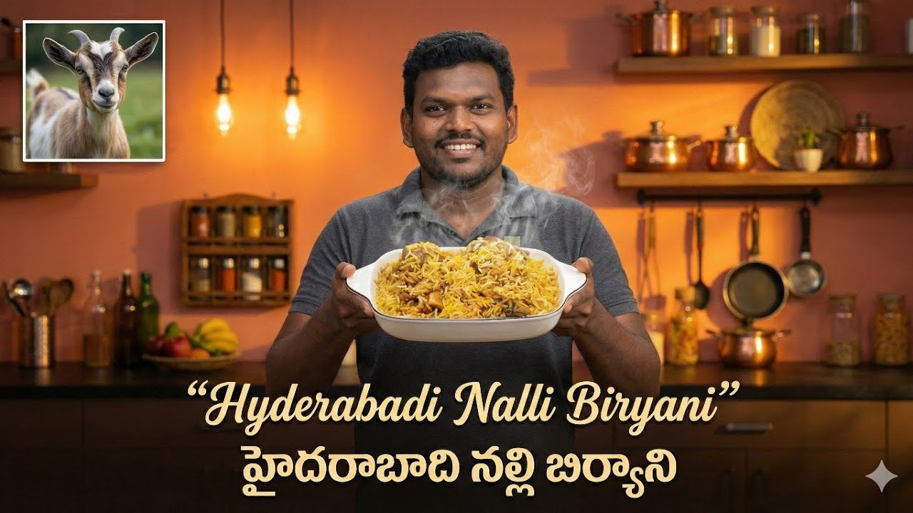 “Royal Hyderabadi Mutton Nalli Biryani | Restaurant Style Nalli Gosht at Home!” 😍🔥”