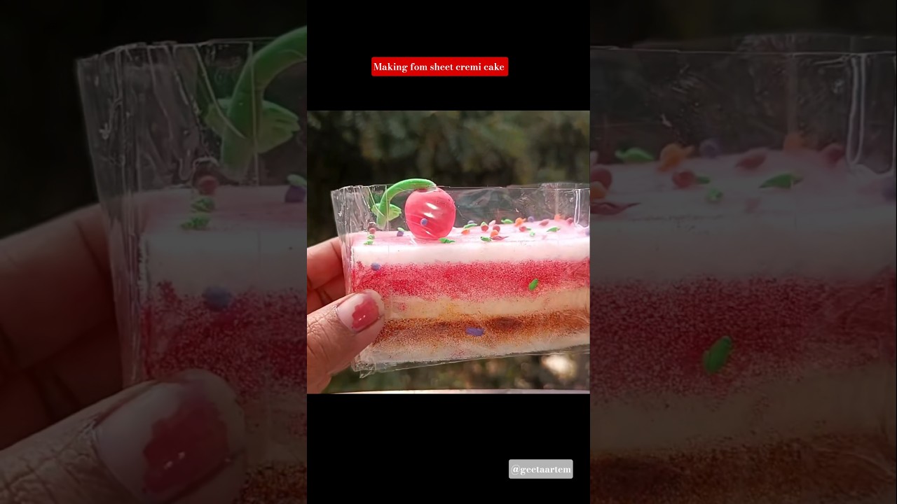making foam sheet cake #