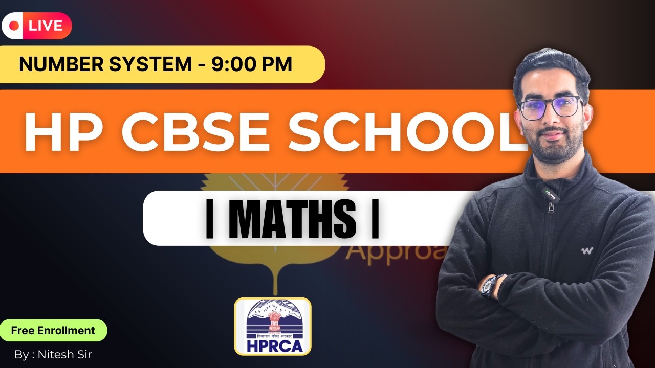 HP CBSE Maths Teacher 2026 | Number System One Shot | Part-2 By Nitesh sir
