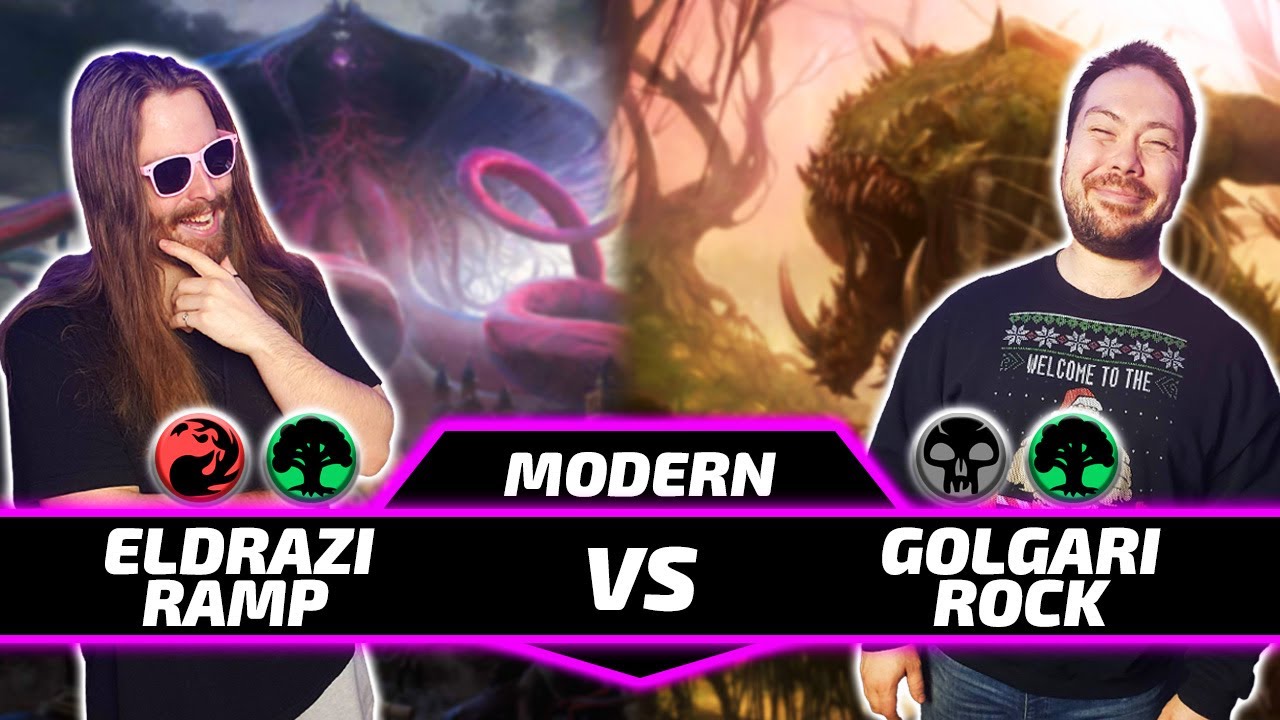 Eldrazi Ramp Vs The Rock [Paper Modern MtG Gameplay] 2024