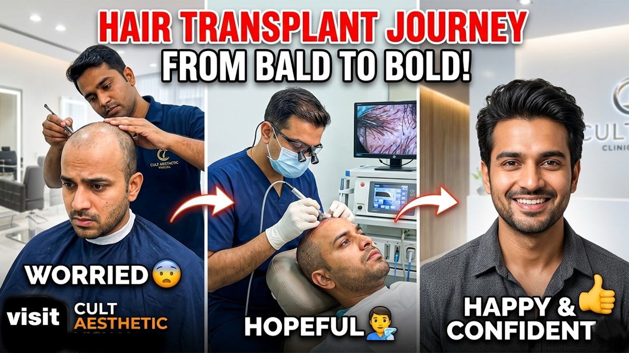 Hair Transplant के दिन क्या होता है? 🏥 Full Day Journey Step by Step | Dr. Gaurav