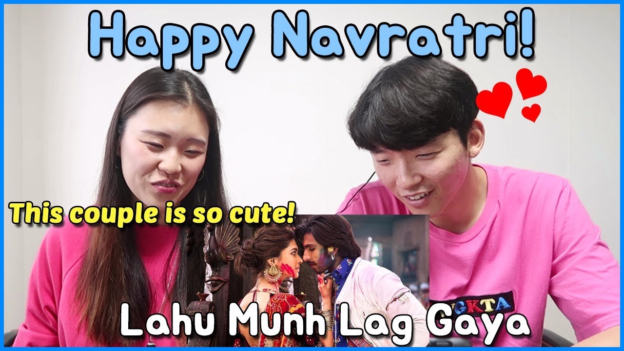 Lahu Munh Lag Gaya Reaction by Korean│Navratri 2019│Garba Dance Reaction│Korean Reaction