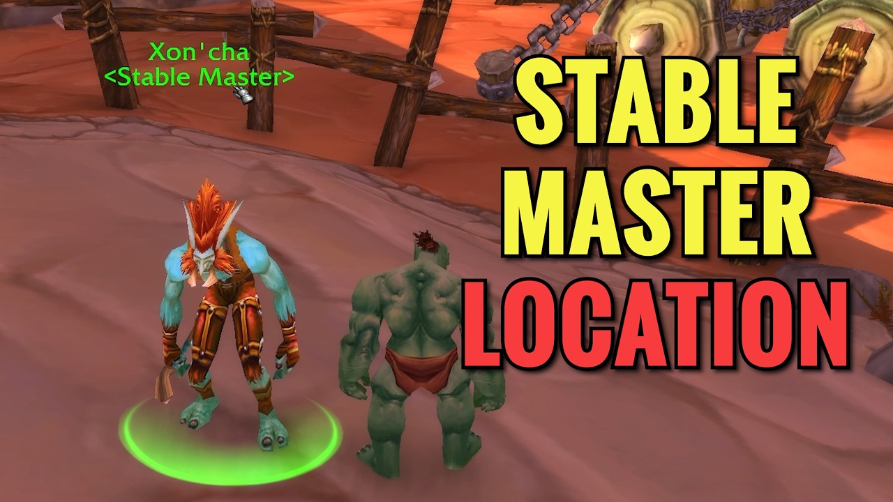 Orgrimmar Stable Master Location (WoW Classic)