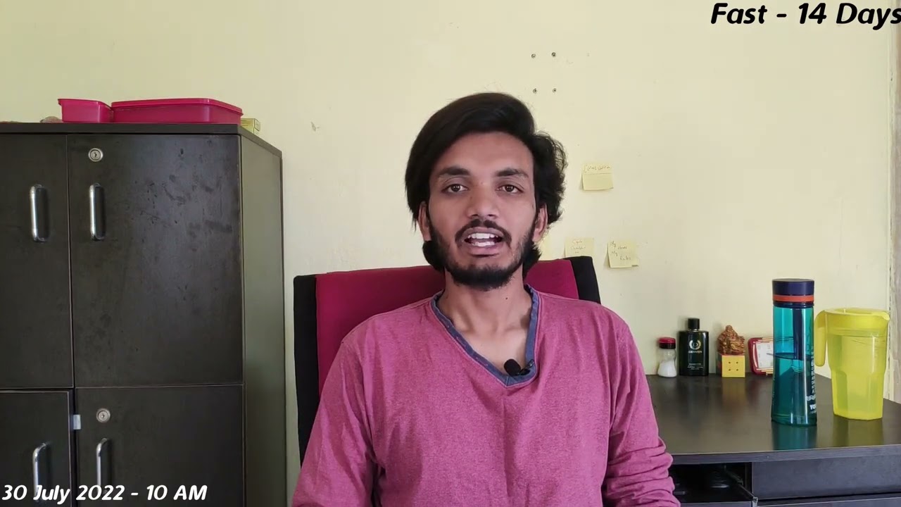 15 Days Water Fast Journey Compilation | Experience | Meghashyam Sujay | Don't try this at home