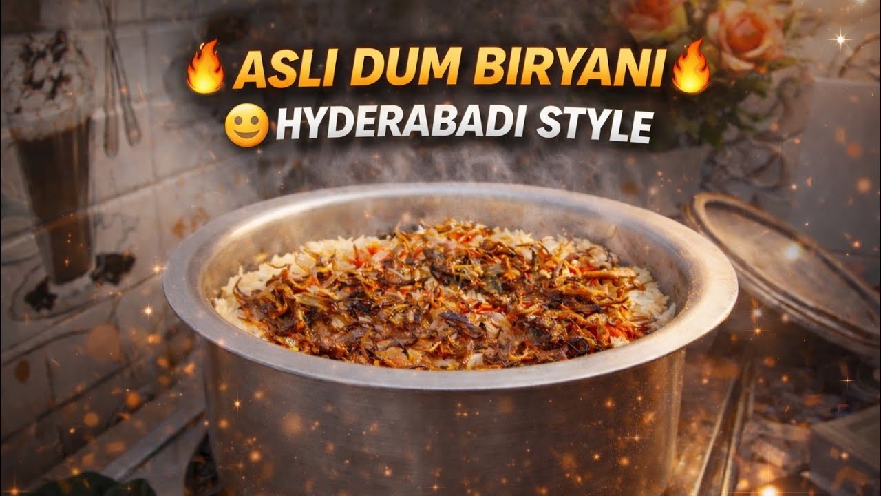 Spicy Hyderabadi Dum Biryani 🔥 | Real Taste Guaranteed #HyderabadiDumBiryani #ChickenBiryaniRecipe 