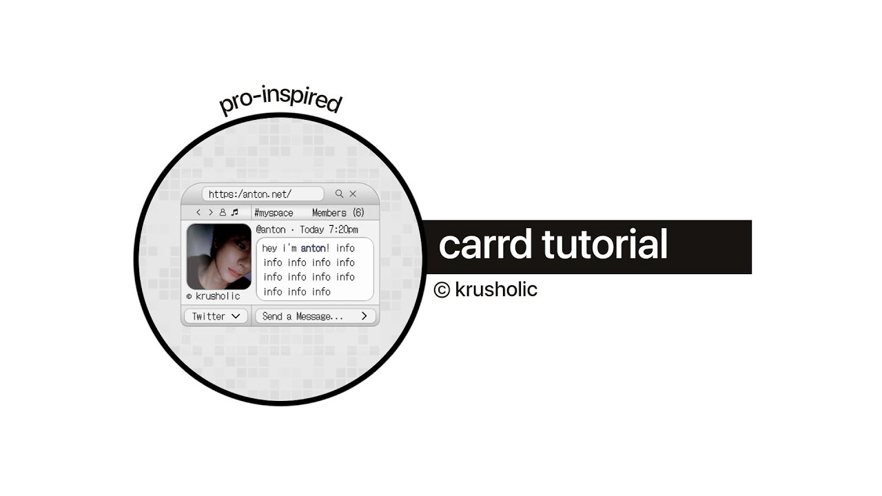 pro-inspired blog carrd tutorial #17 — © krusholic [NON-PRO]