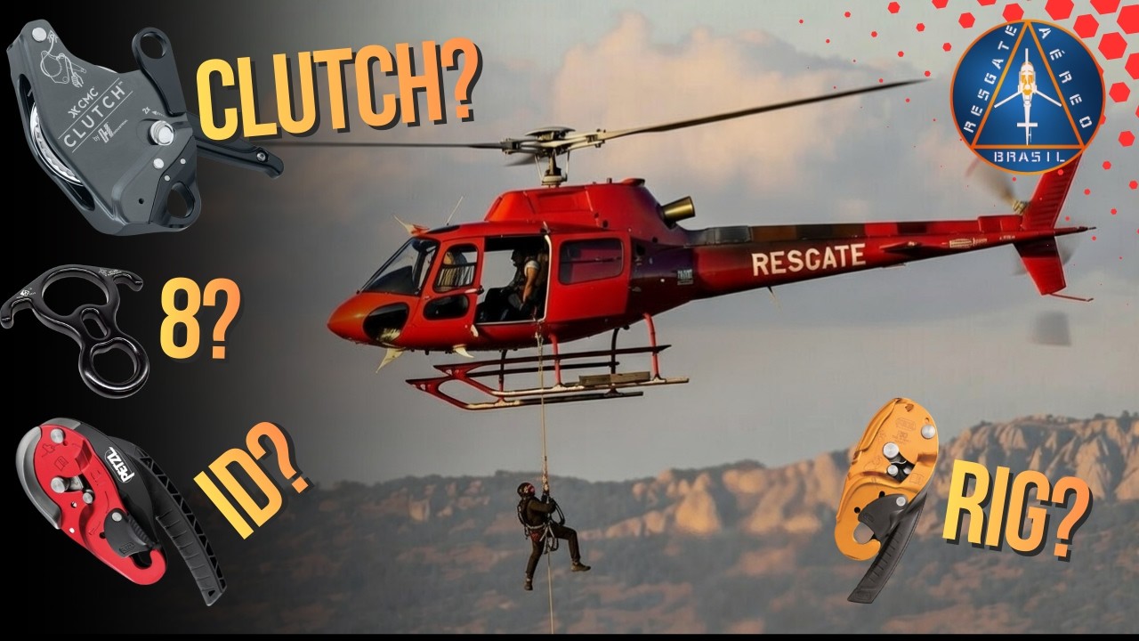 Rapel em Helicóptero: Comparando os equipamentos mais utilizados!
