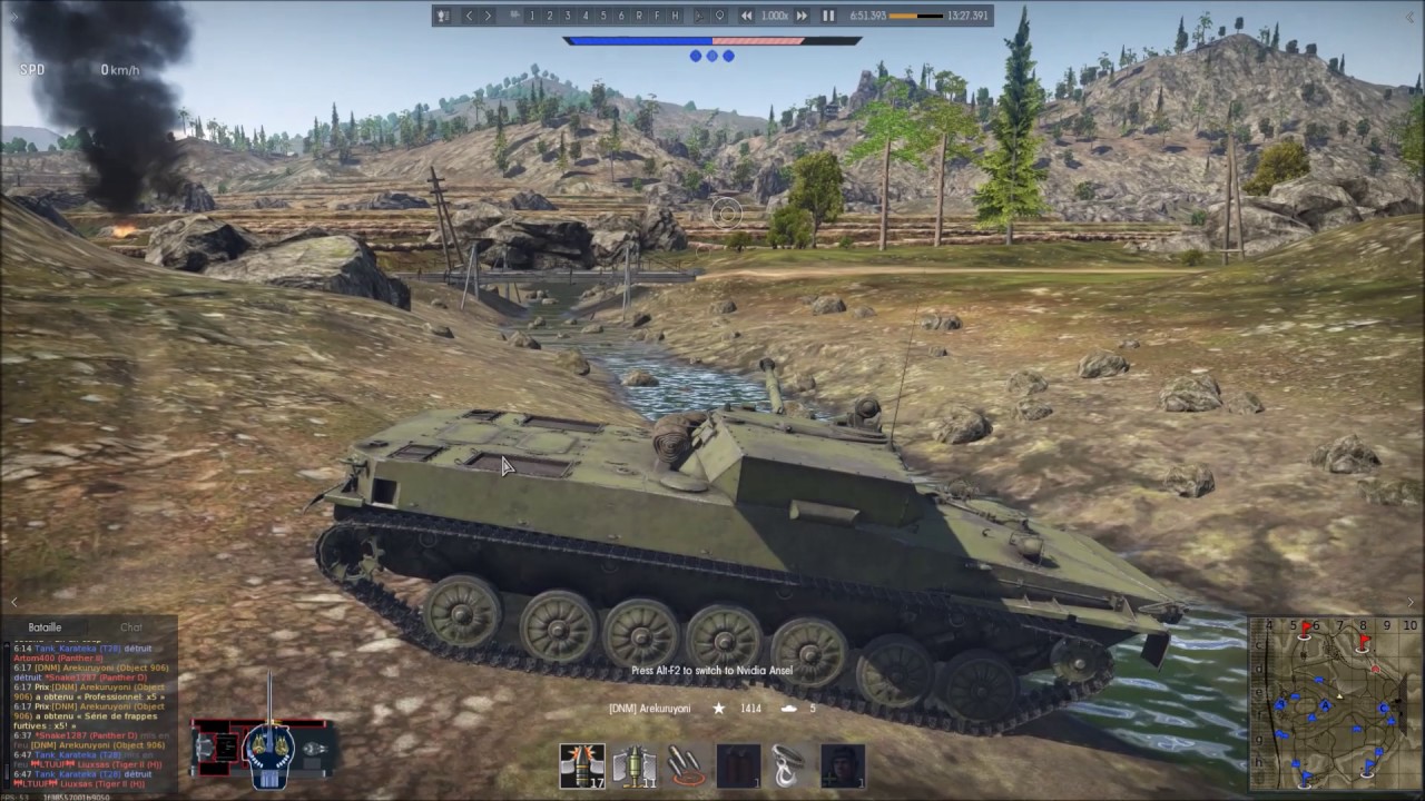 Gameplay commenté Object 906 FR