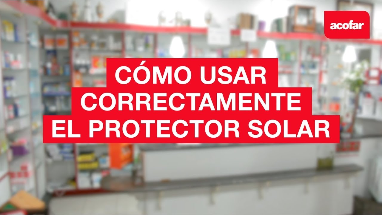 C&oacute;mo usar correctamente el protector solar