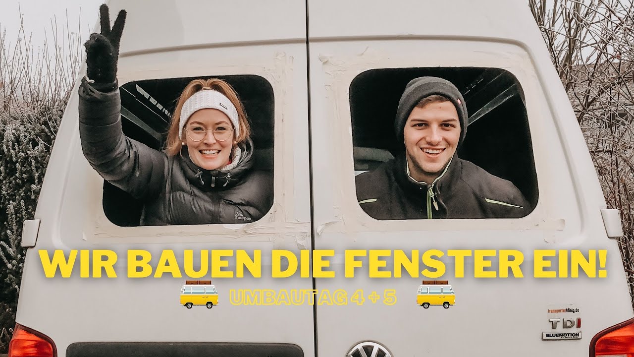 UNSERE SCHRITT-FÜR-SCHRITT ANLEITUNG: HECK FENSTER EINBAUEN | Wir bauen einen Transporter um! #03
