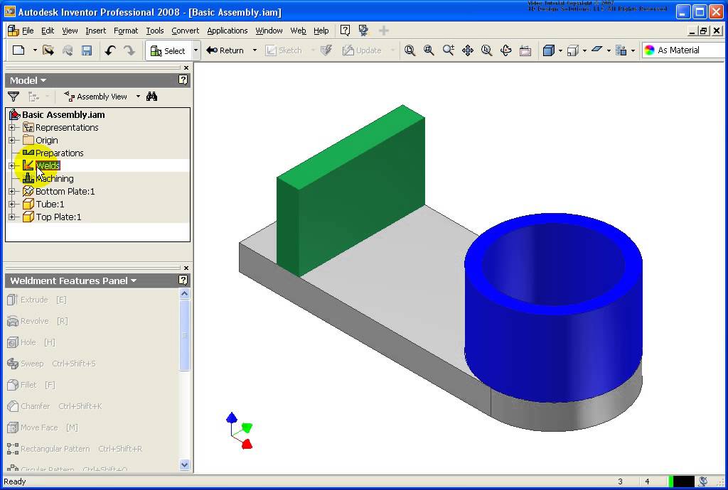 1  Creating a new weldment