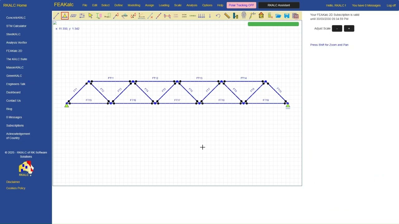 AI Powered FEA Strutural Analysis - RKALC AI Assistant