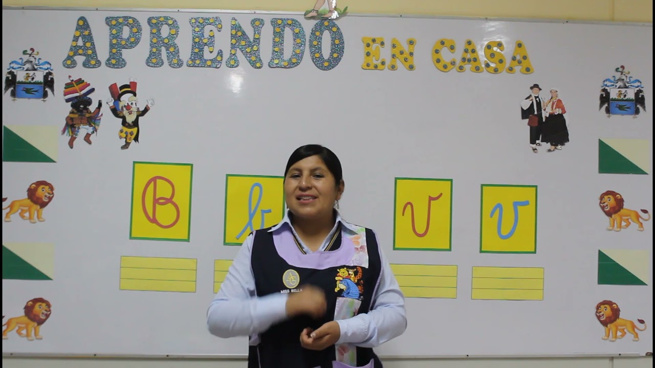 LAS LETRAS B - V  PRIMER GRADO