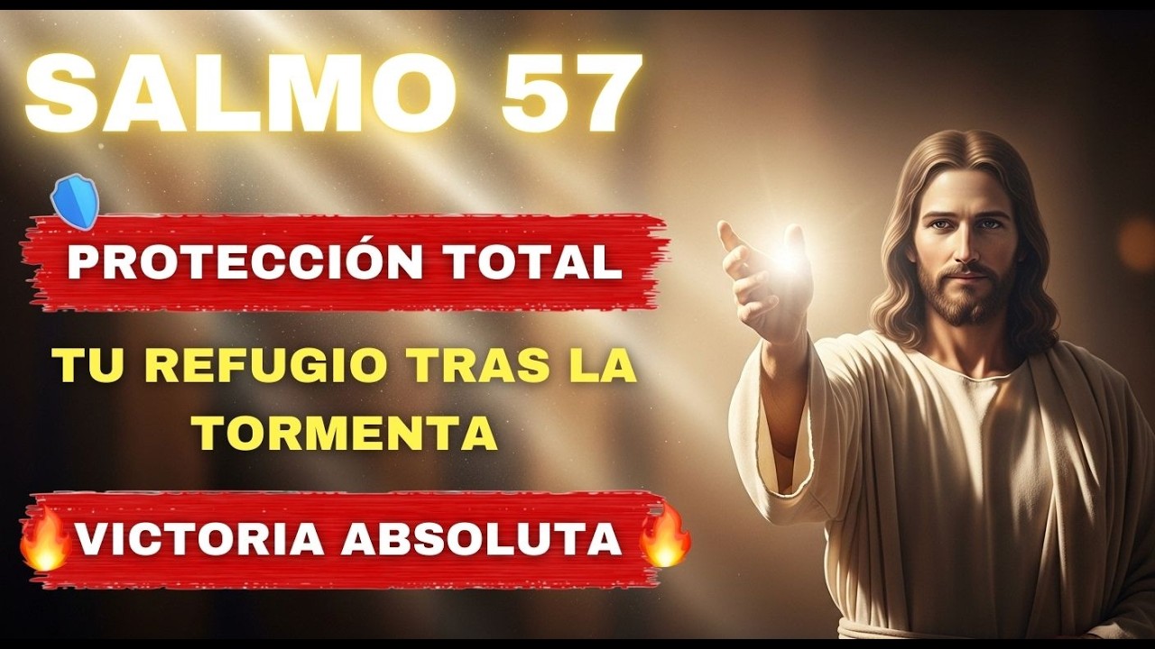 🔥Refugio Poderoso: Salmo 57 - ¡Tu Fortaleza en la Tormenta más Feroz!