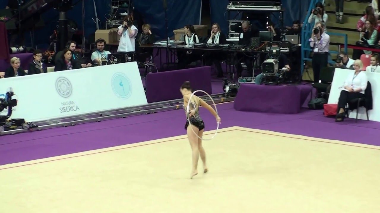 Pronsenko Veronika, Lithuania, hoop. Grand Prix Moscow 19.02.2016