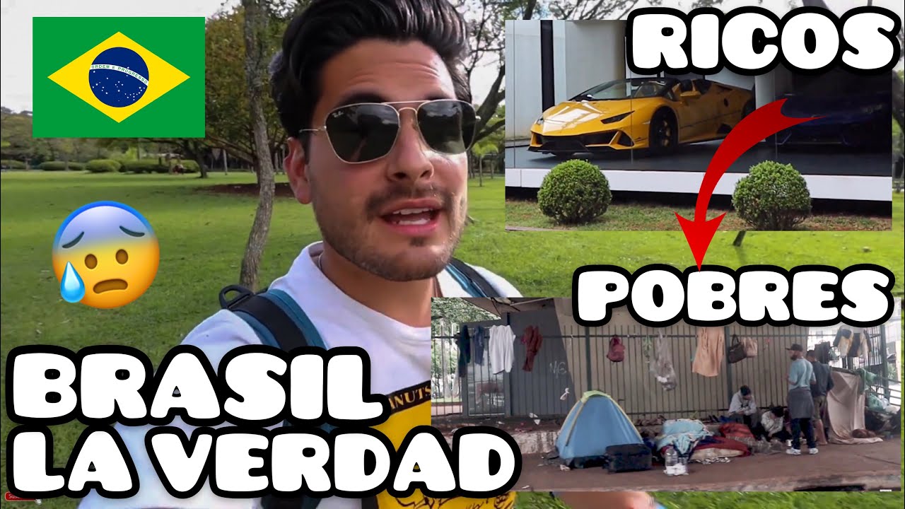 ASÍ ES EL BRASIL de RICOS y POBRES - Lo MÁS IMPACTANTE QUE VI
