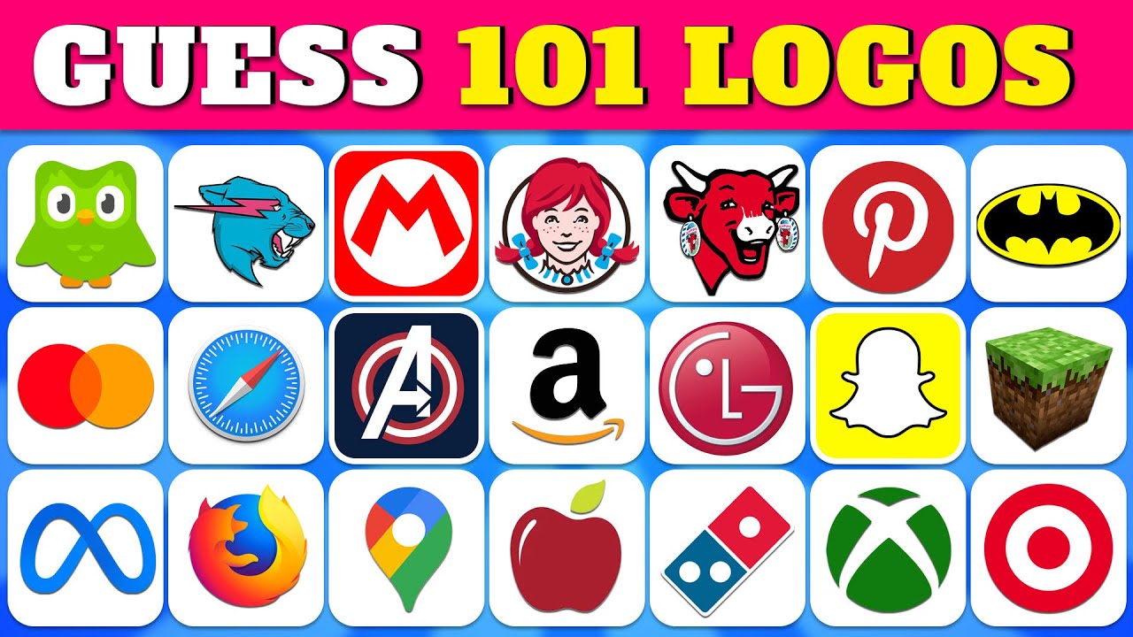 Guess the Logo in 3 Seconds | 101 Famous Logo | Logo Quiz 2024