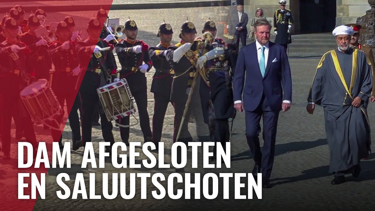 Staatsbezoek van sultan van Oman: honderden toeschouwers