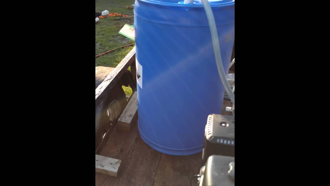 3/4 inch air diaphragm roof cleaning pump test