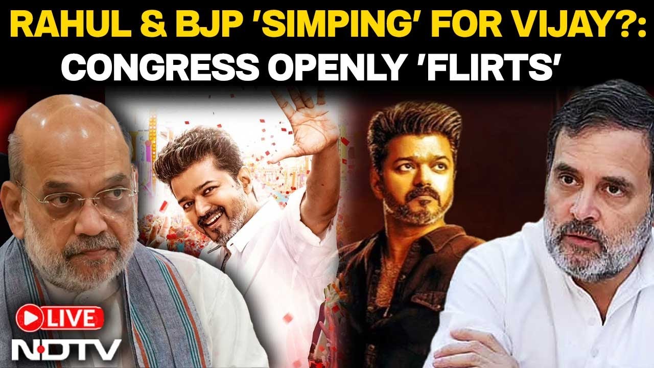 Actor Vijay News LIVE | Rahul & BJP 'simping' For Vijay?: Congress Openly 'Flirts' With Vijay