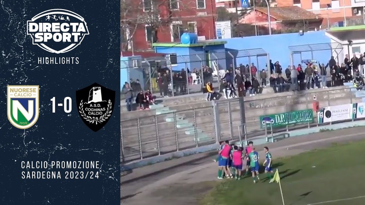 Calcio Promozione Gir. B - Nuorese 1930-Coghinas Calcio 1-0 (Highlights)