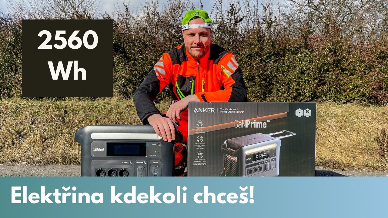 Elektřina v terénu bez zásuvky? Test Anker Solix F2600 - nabíjecí stanice