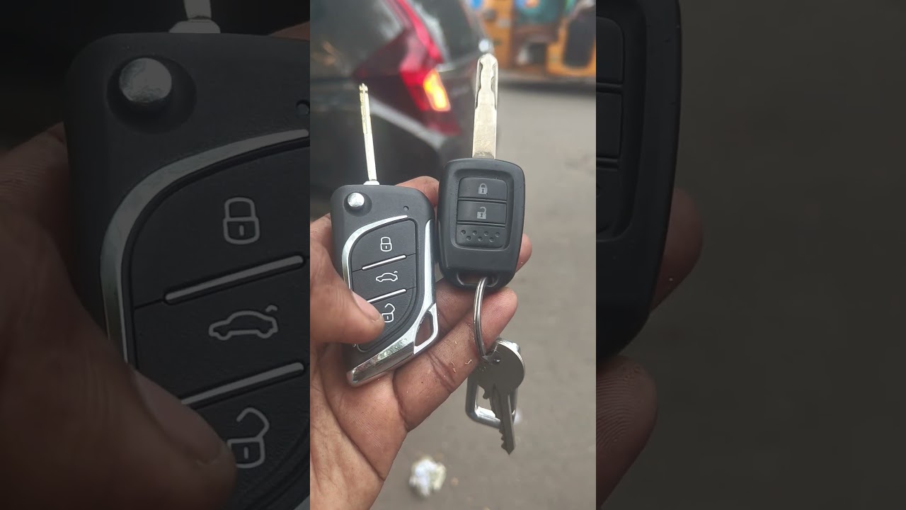 honda jazz flip key remote modification done  9789054457 