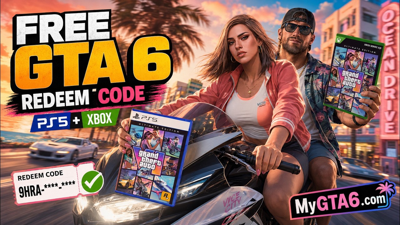 How to Get GTA 6 for FREE on PS5 & XBox 🌴 GTA 6 Redeem Code!