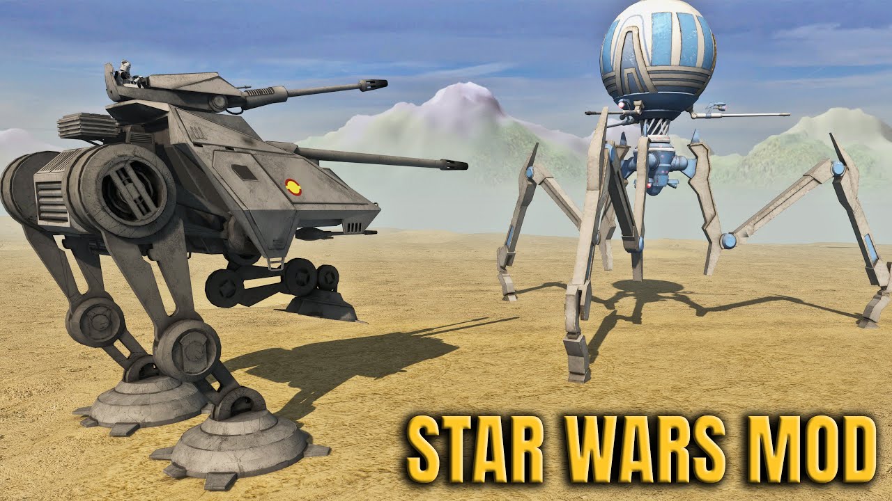 BEST STAR WARS RTS PROJECT! Clone Troopers vs Battle Droids Cinematic Battle (4K)