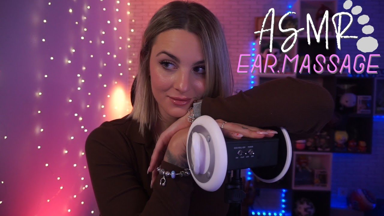 ASMR | MASAJE para tus OREJAS ✨| 3DIO