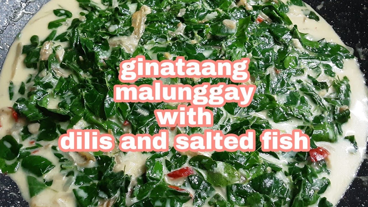 Ginataang Malunggay/Moringa Leaves  In Coconut Milk|Sharvie Cooks