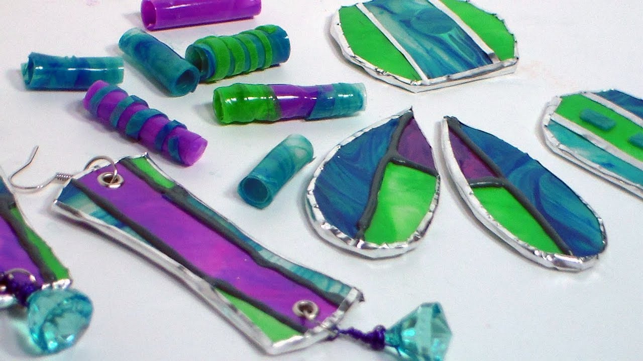 DIY Cheap Faux Stained Glass Beads!
