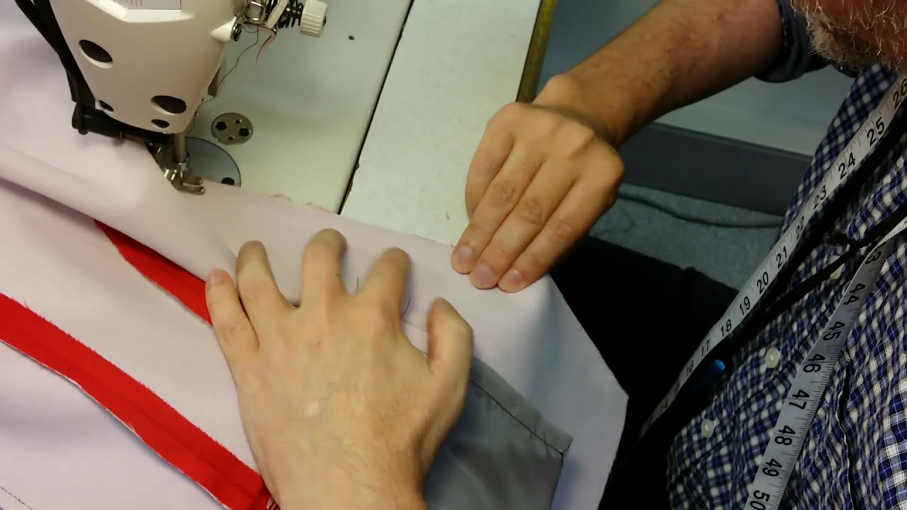 Making a jacket part 14: Attaching lining to jacket