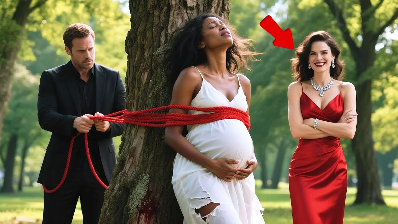 He Tied His Pregnant Black Woman Wife To A Tree — She Married A BILLIONAIRE CEO And He Wept...