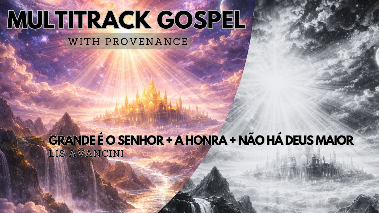 Grande é o Senhor + A honra + Não há Deus maior  - Lis Avancini #multitrack