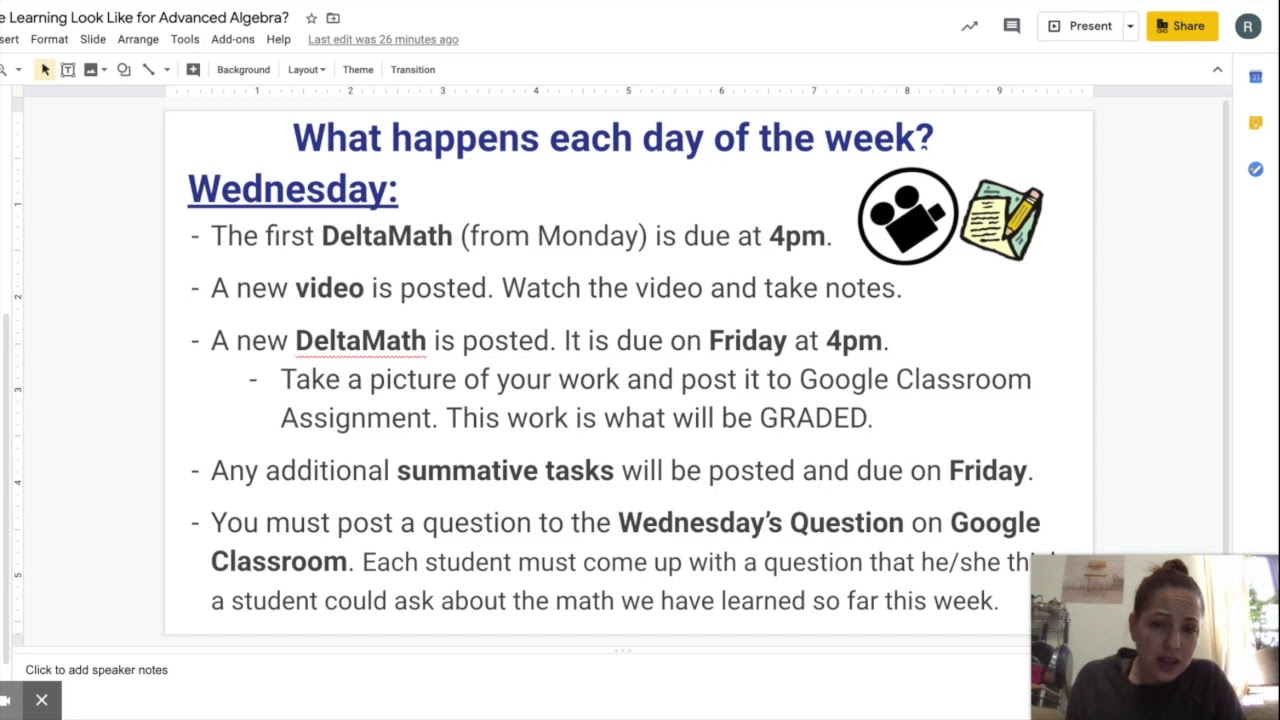 Remote Learning Math Intro