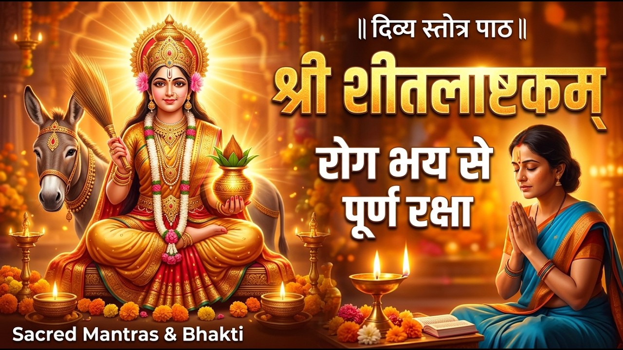 शीतला स्तोत्रम् | Sheetala Stotra | सर्व रोग नाशक पाठ | Sheetala Ashtami Basoda Special Bhajan
