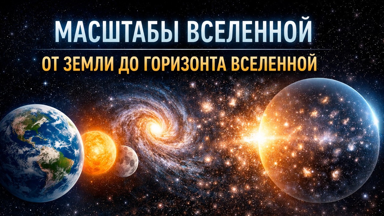 От Земли до края Вселенной: масштабы космоса, которые ломают мозг